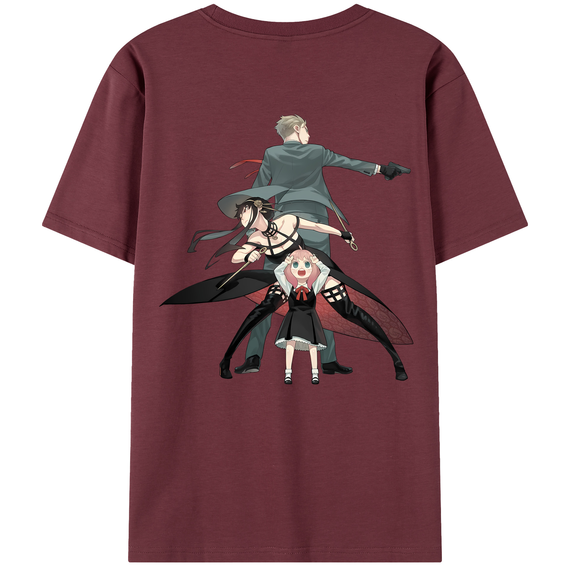 （画像用） SPY×FAMILY间谍家家酒 綿100％半袖Tシャツ（背面プリント）